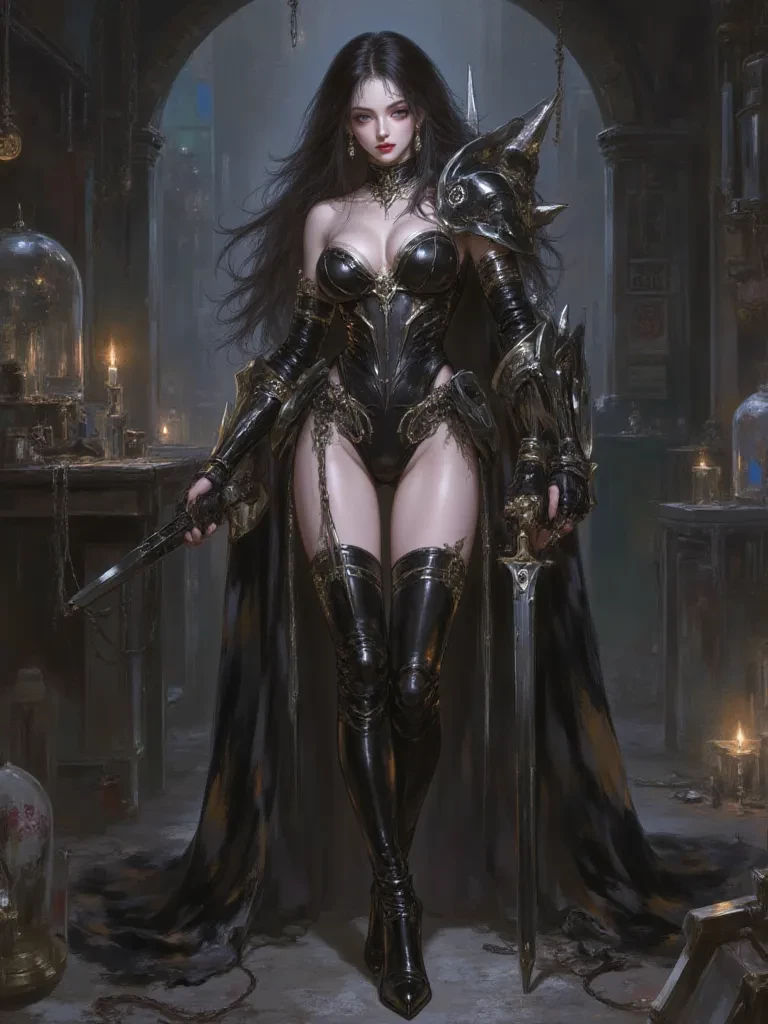 Nyxara, the cyber sorceress thumbnail