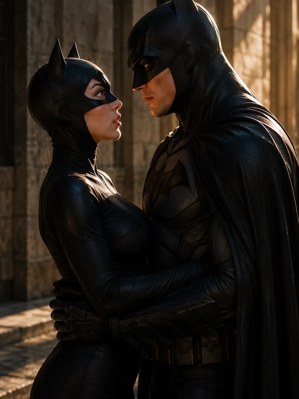 Catwoman and Batman thumbnail