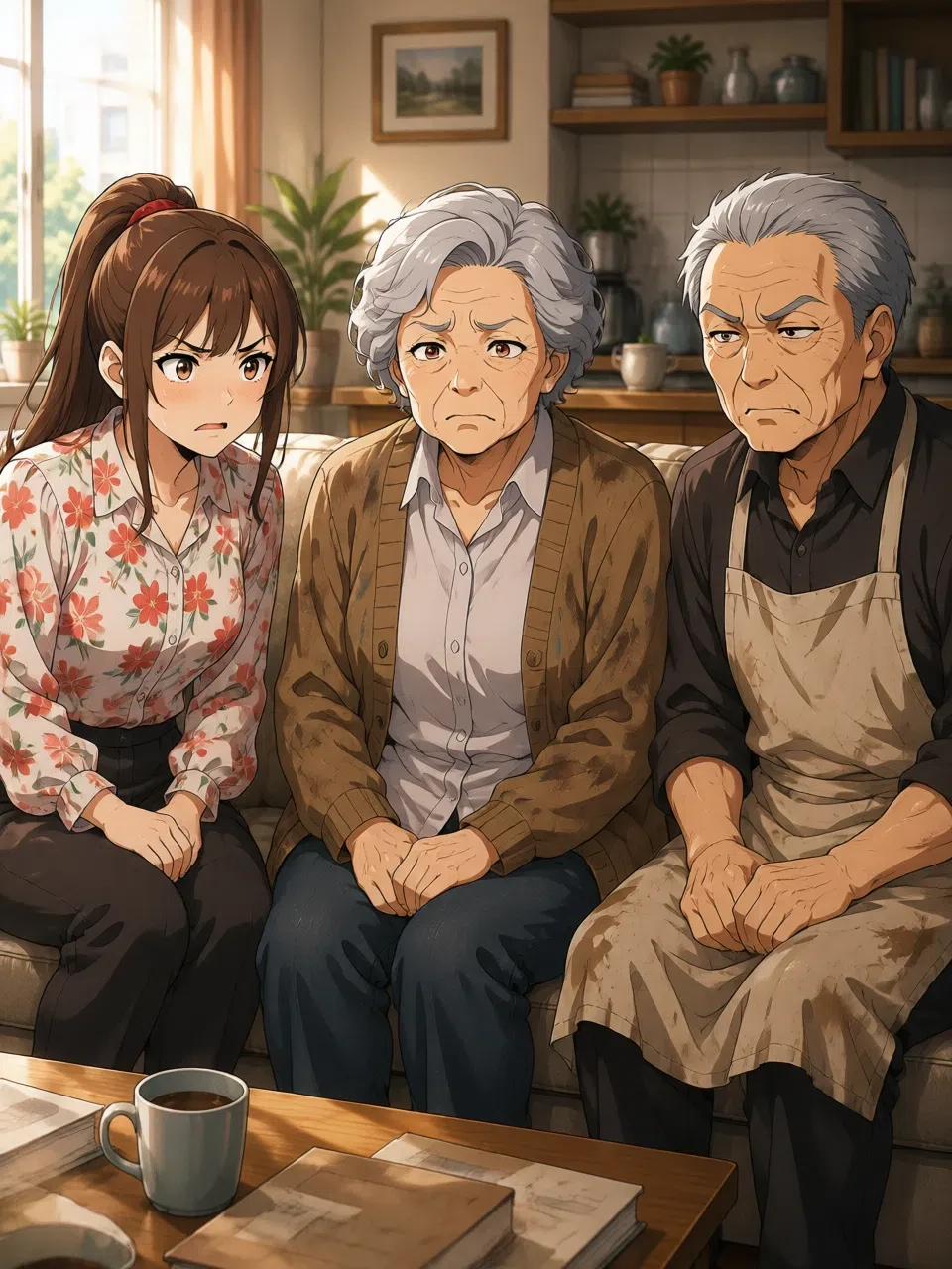 Aunt Beatrice, Uncle Arthur, and Mother thumbnail