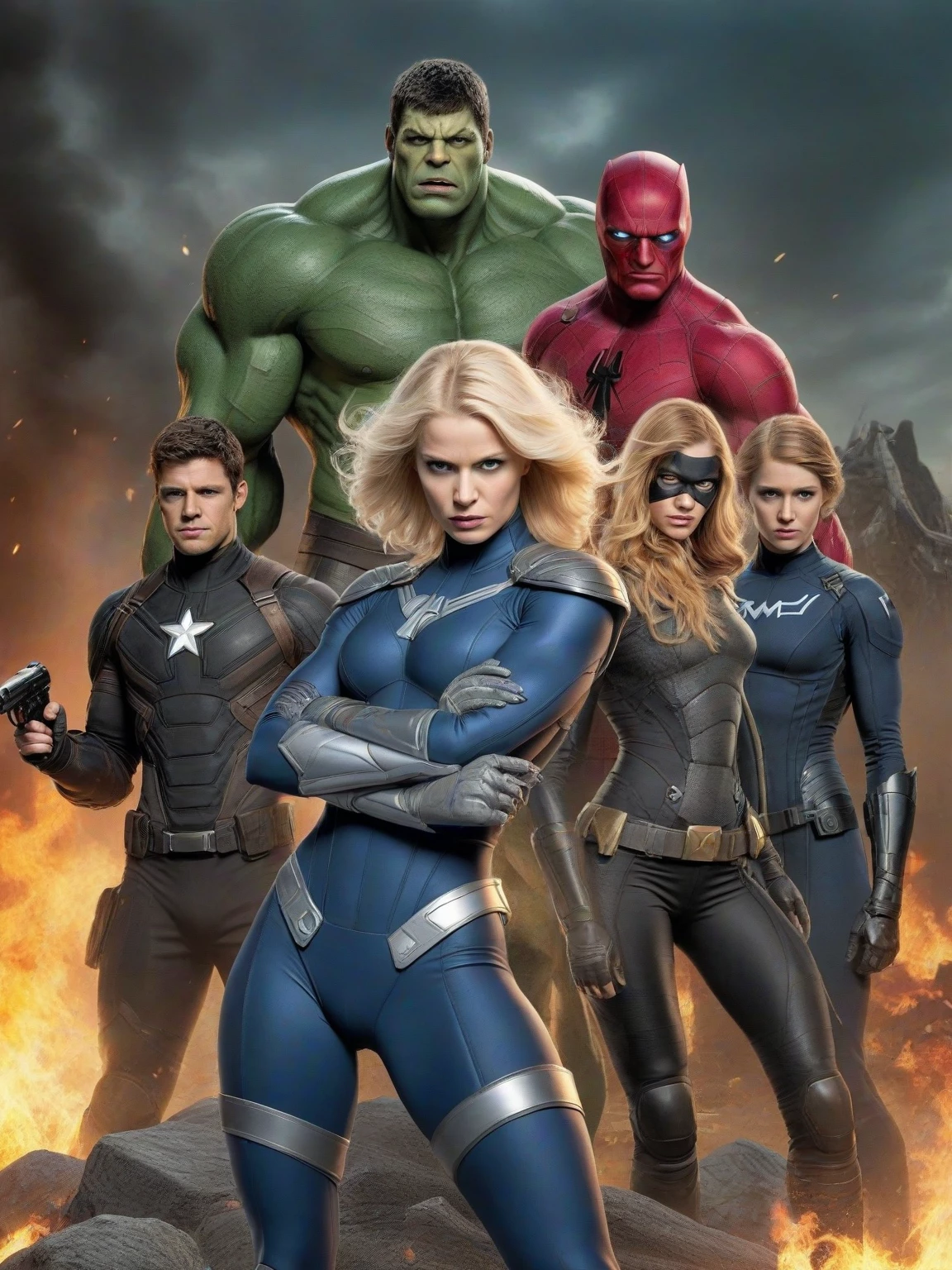 Avengers/X-Men/Fantastic Four/Marvel heroes thumbnail