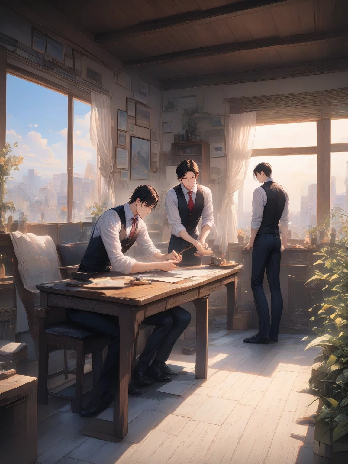 3 Guys in the hostel. thumbnail