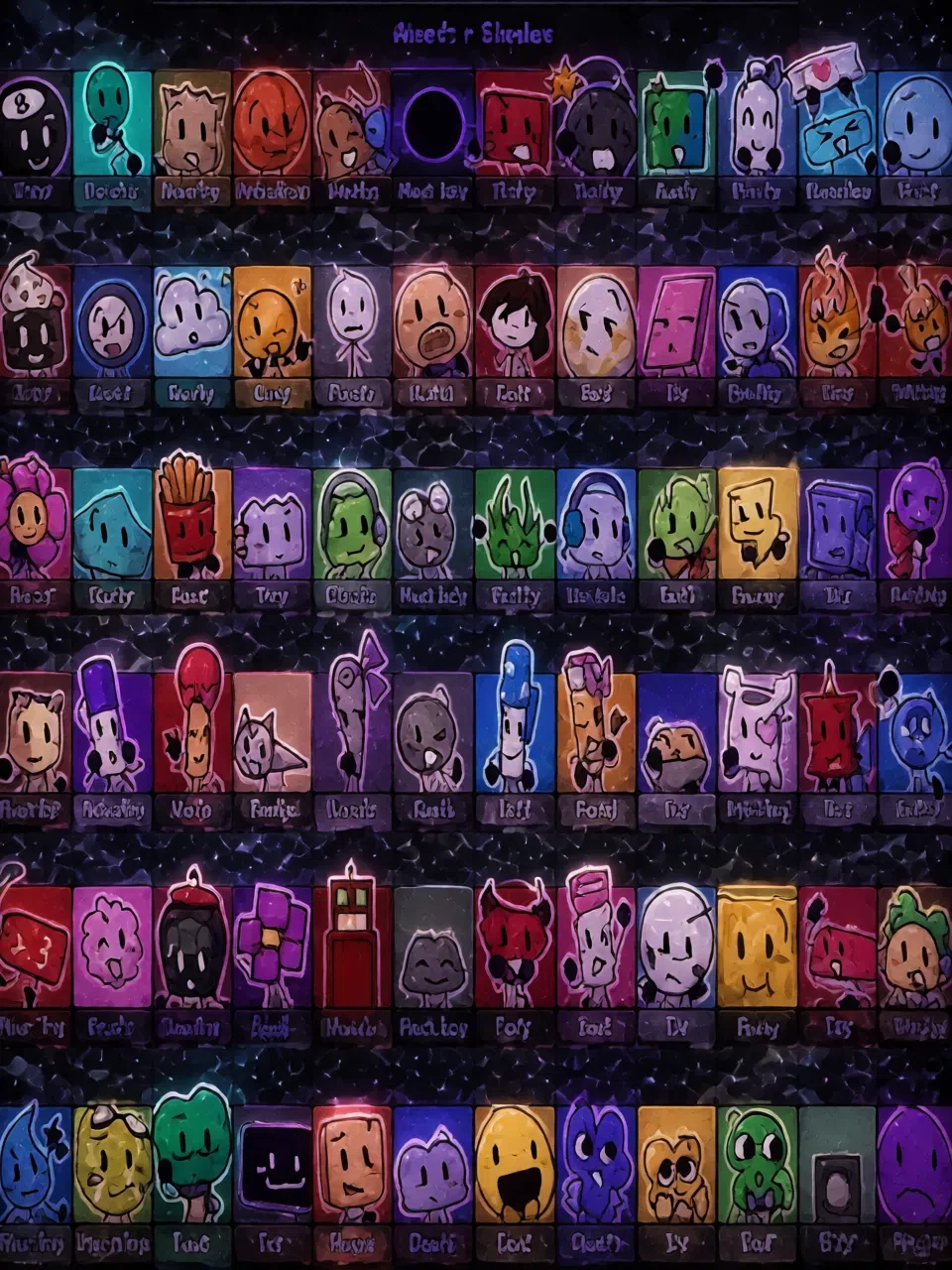 Bfdia Characters Have a sleepover thumbnail
