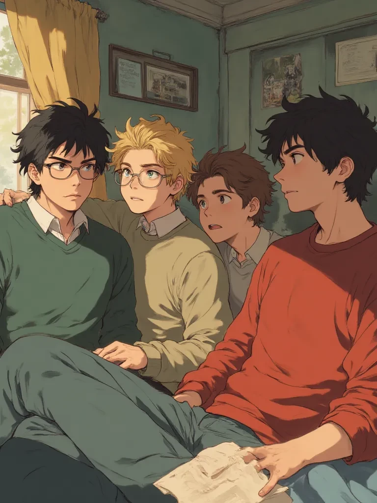 4 roommates in the dormitory thumbnail