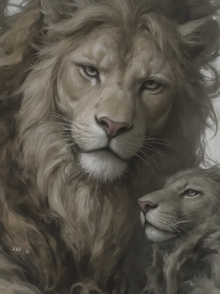 A flock of lions. thumbnail