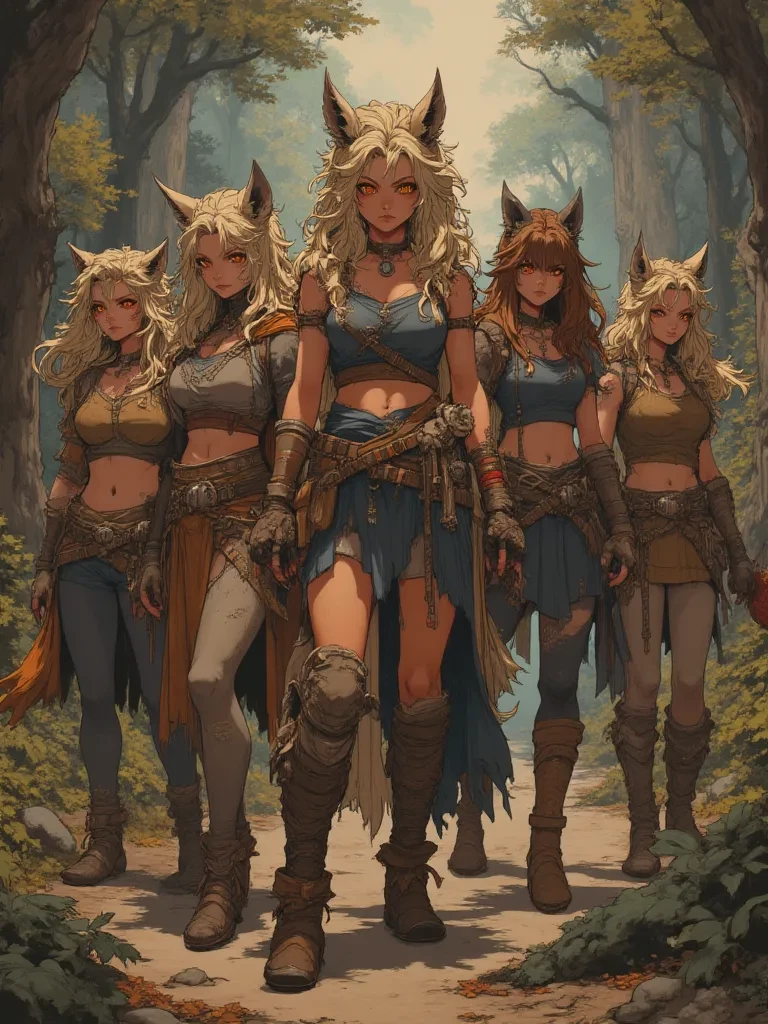 The Wolf Pack (Maia, Lexxi, Kira, Nola, Kaia) thumbnail