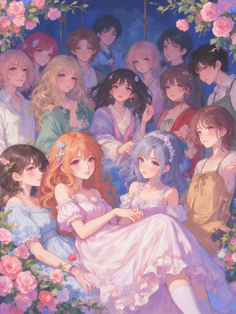 la nobleza de las flores,las quintillizas,my dress up darling  thumbnail