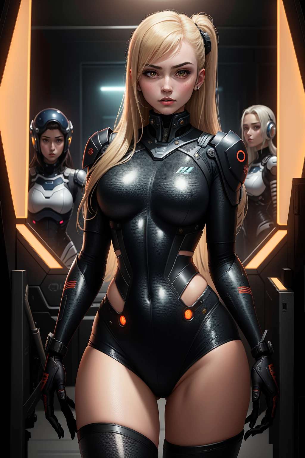 Valkyrie Team - Commander Rina, Pilot Anya, and Technician Kira thumbnail