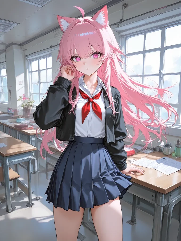 akari (new girl in your high school) thumbnail