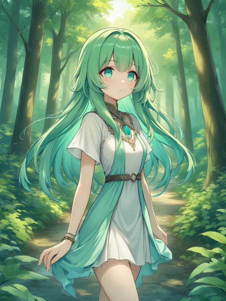 Emi girl lost the forest (GL) thumbnail