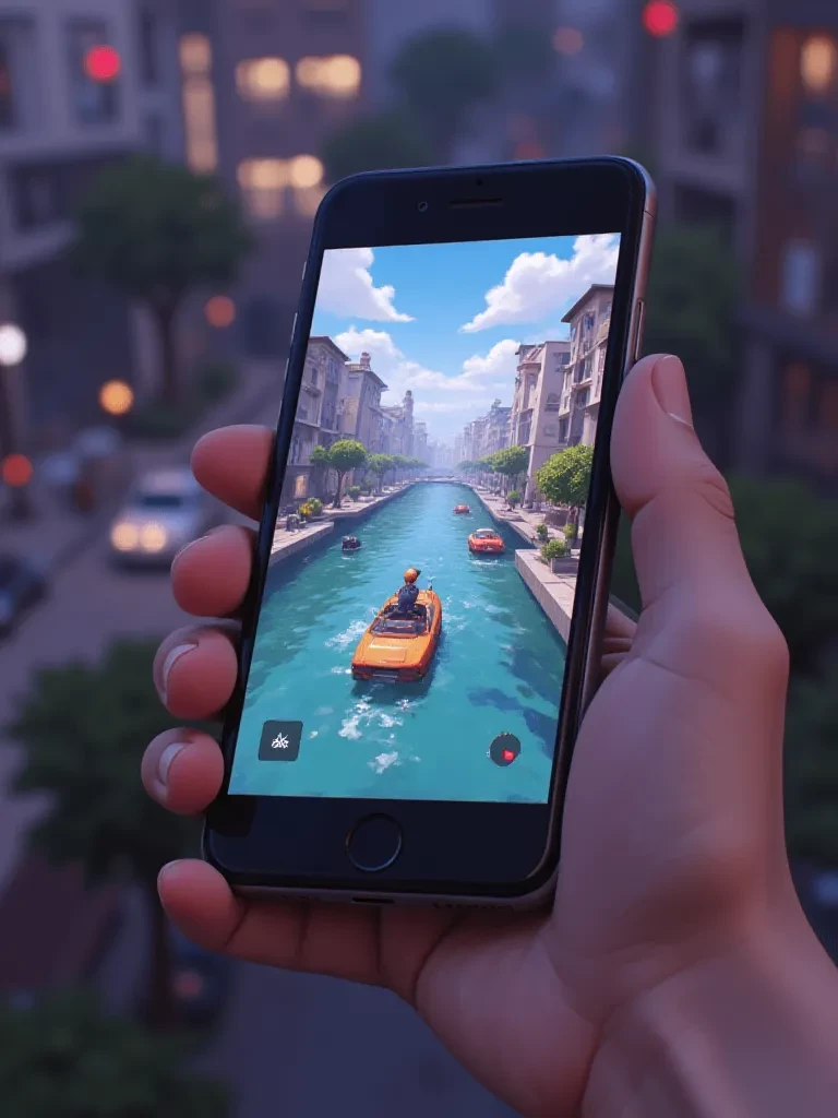 Phone with games you can move to thumbnail