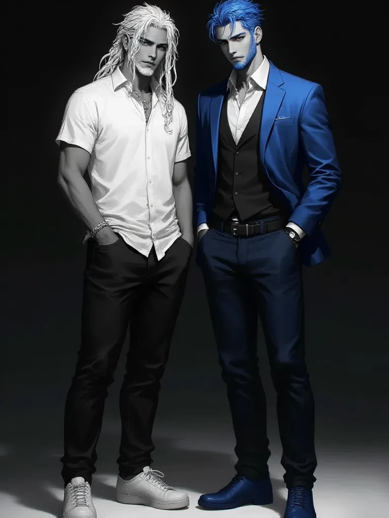 Dangerous Double Love of Ivory and Indigo  thumbnail