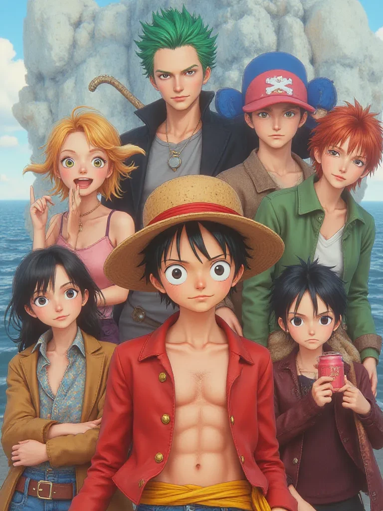 One piece (Straw hats crew) thumbnail