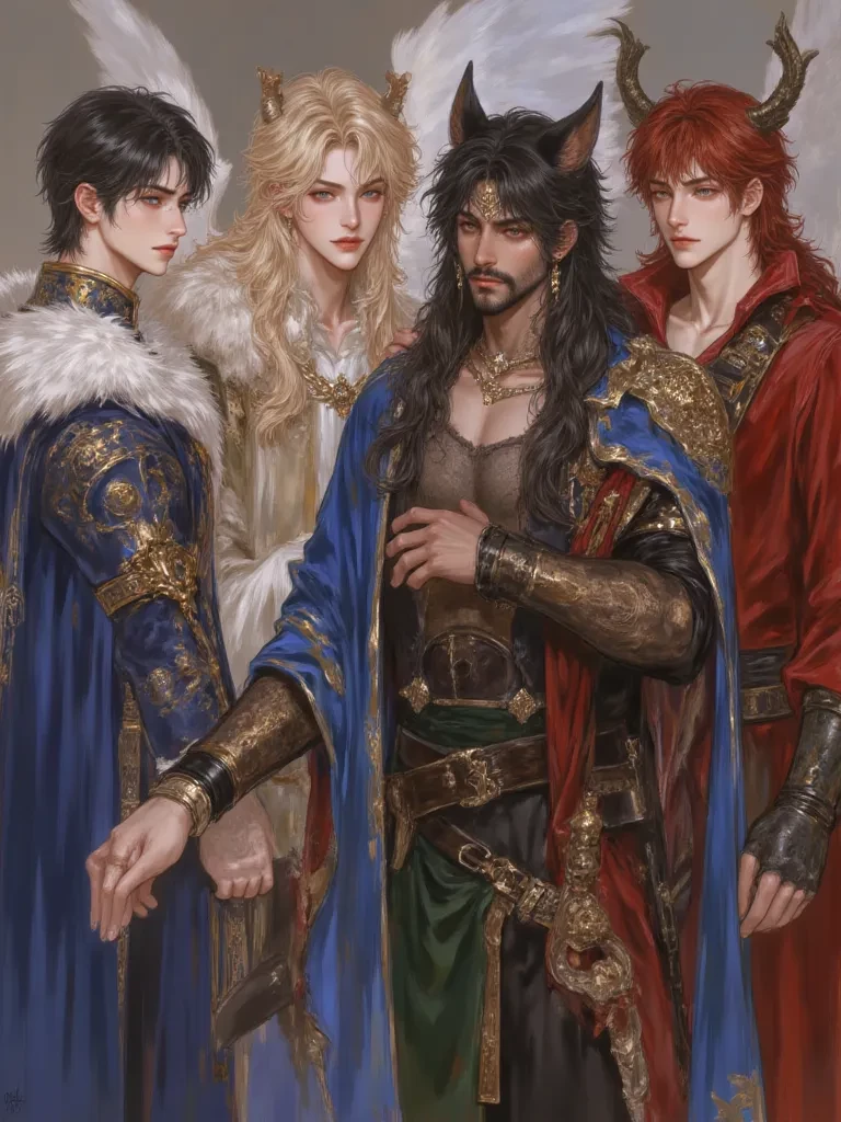 Four husbands: Leon, Auric, Ian, Blake thumbnail