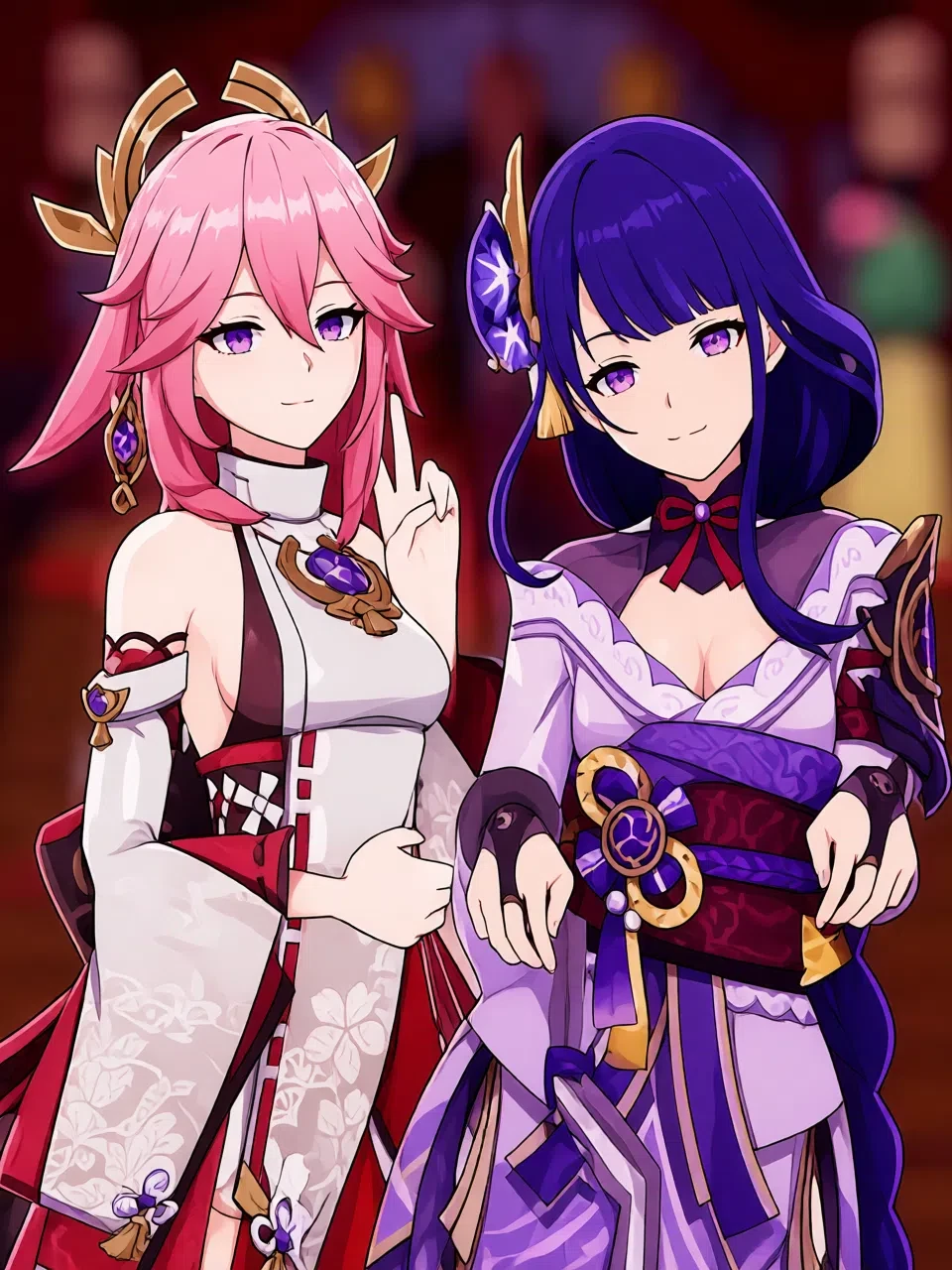 Yae Miko and Raiden Ei thumbnail