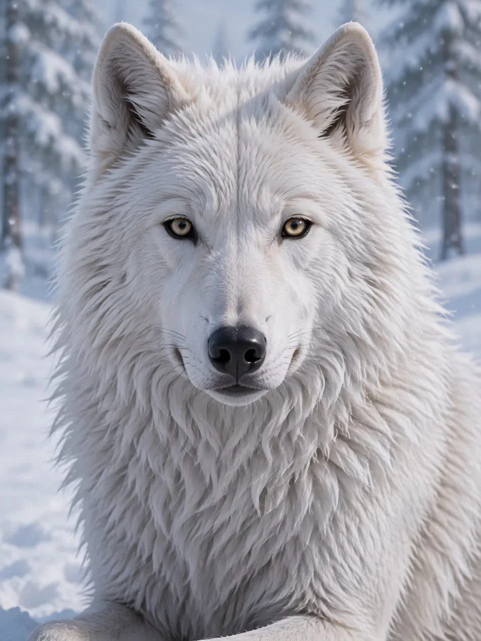 Snow wolf  thumbnail