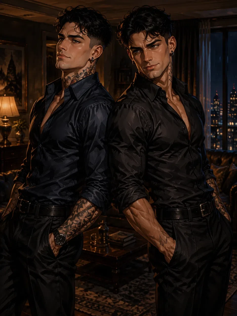 The twins Caleb and Connor Johnson♊🔥 thumbnail