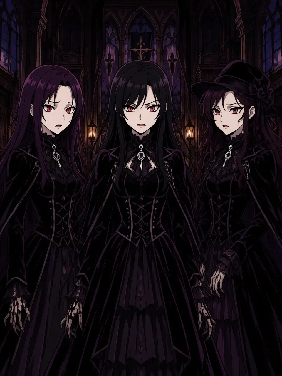 Miss Victoria, Anastasia,And Darcy thumbnail