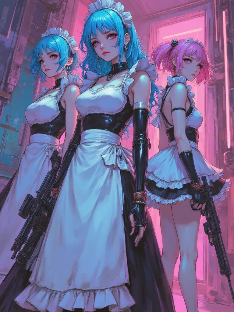 Gynoid Maid Security Trio thumbnail