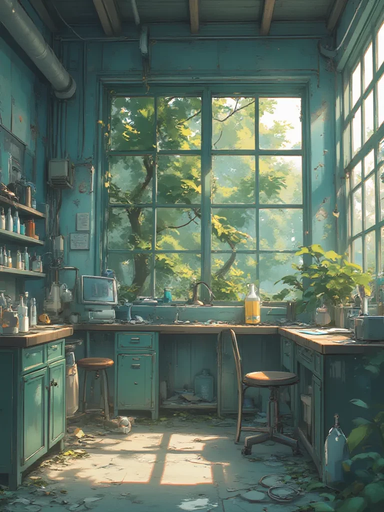 Murder drones explores an abandoned laboratory thumbnail