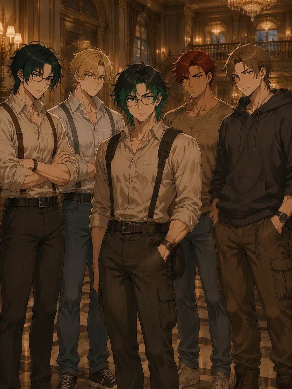 The Emerald-Highlighted Soulmates (Kai, Leo, Finn, Rhys) thumbnail