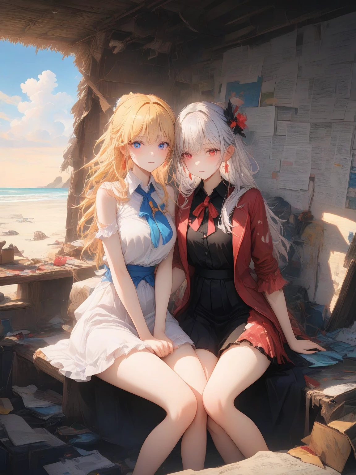 Lost on the deserted island with Luna and Tamiya thumbnail