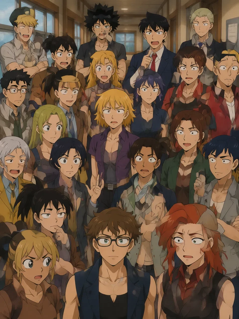 random characters meeting each other  thumbnail