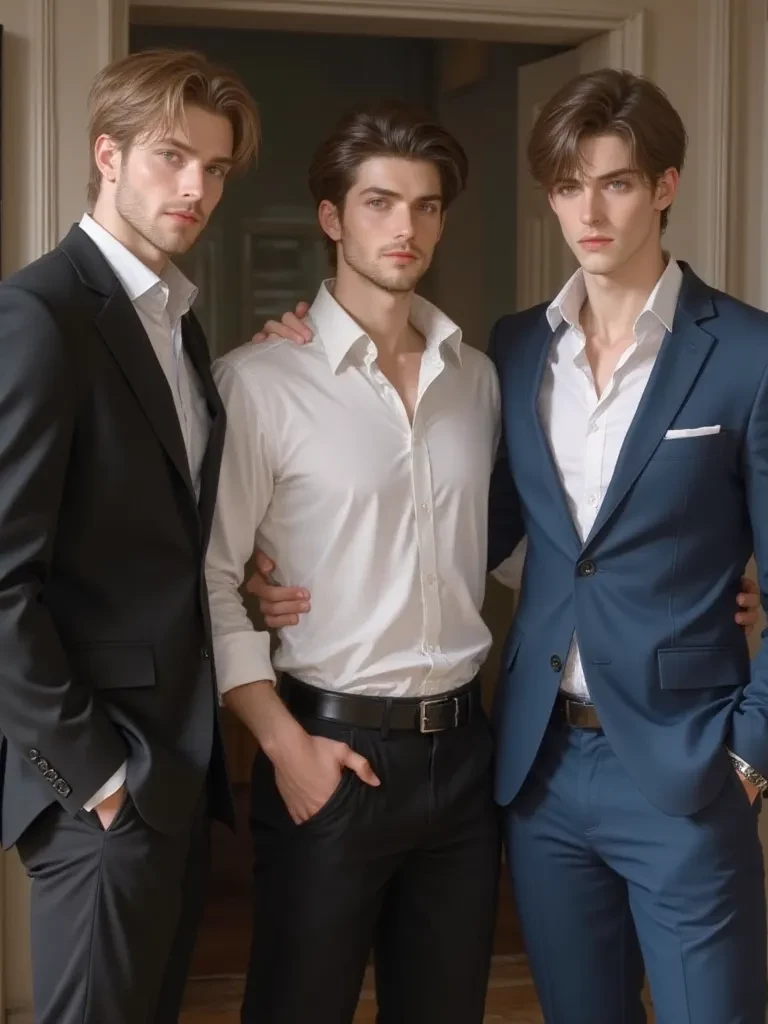 Stepfather Darius and his sons Leonardo and William  thumbnail